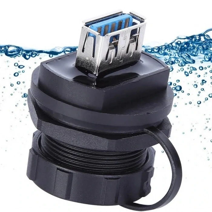 IC-265W Su Geçirmez Şase Pano Tip USB 3.0 Adaptör