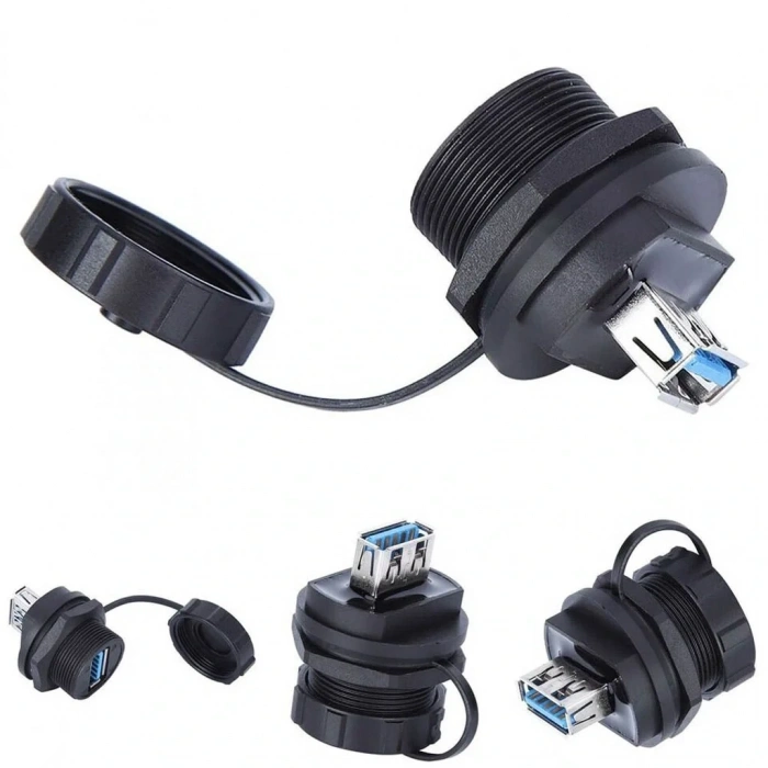 IC-265W Su Geçirmez Şase Pano Tip USB 3.0 Adaptör