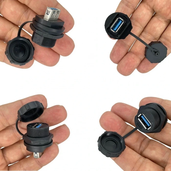 IC-265W Su Geçirmez Şase Pano Tip USB 3.0 Adaptör