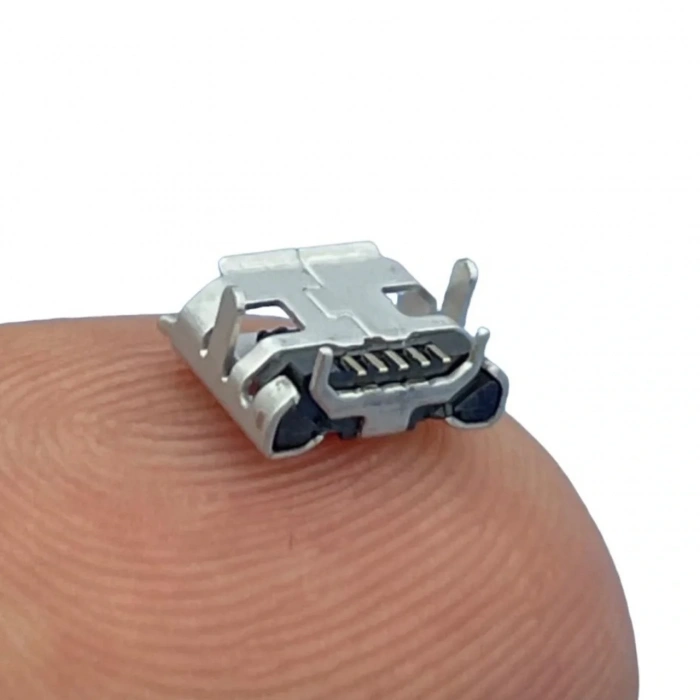 IC-266A-1 Micro USB Konnektör Mikro USB Soket 4 Şase 5 Pin