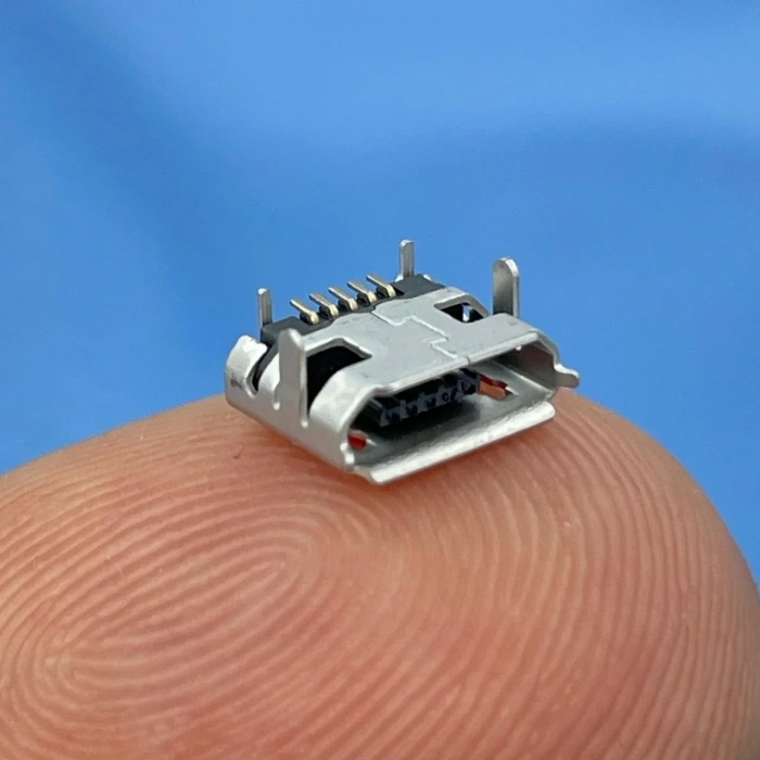 IC-266A-1 Micro USB Konnektör Mikro USB Soket 4 Şase 5 Pin