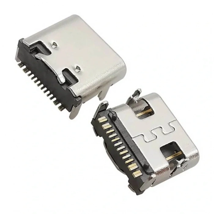 IC-266B-4 Dişi Type-C Soket USB-C Konnektör Şase 16 Pin