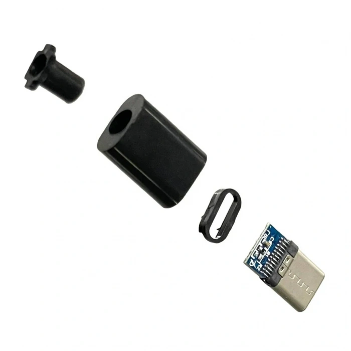 IC-266B1 Kapaklı Type-C Erkek Soket Type-C Konnektör