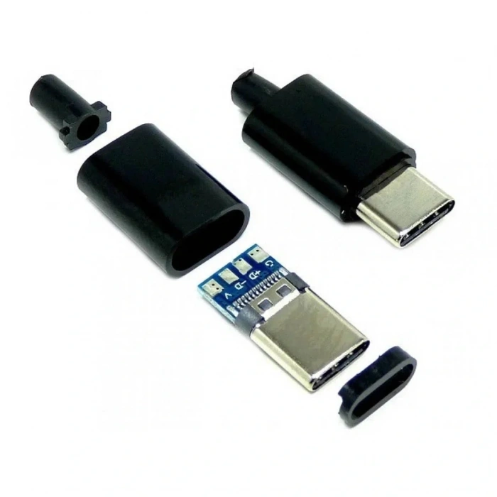 IC-266B1 Kapaklı Type-C Erkek Soket Type-C Konnektör