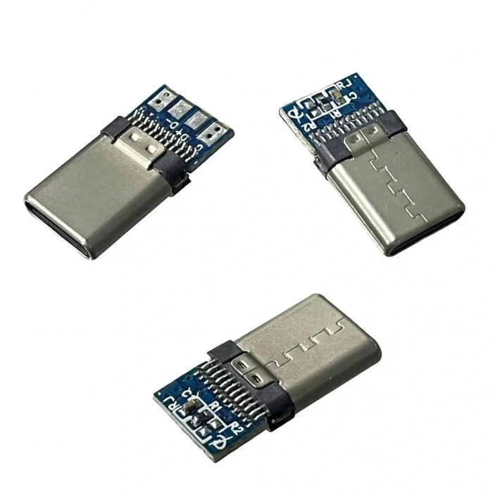 IC-266B1 Kapaklı Type-C Erkek Soket Type-C Konnektör