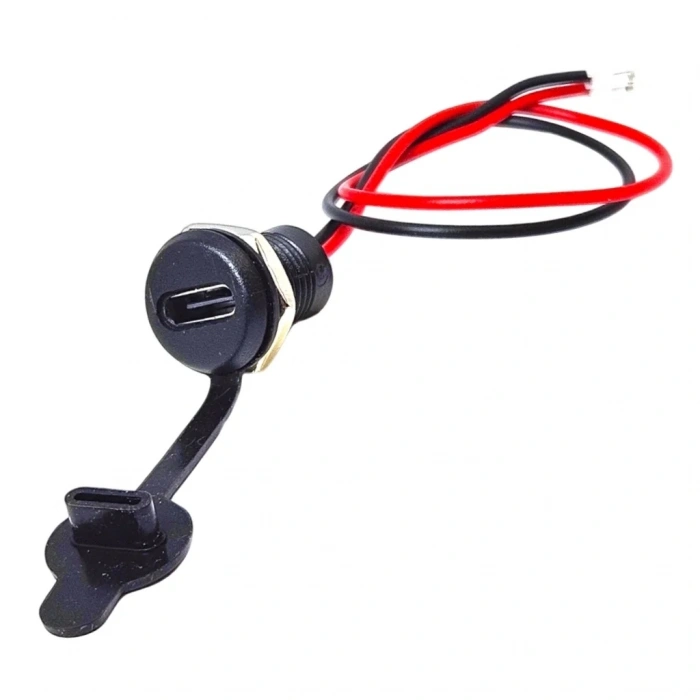 IC-266T-1 Pano Tip Type-C Şase Dişi 2P - Şarj Soketi