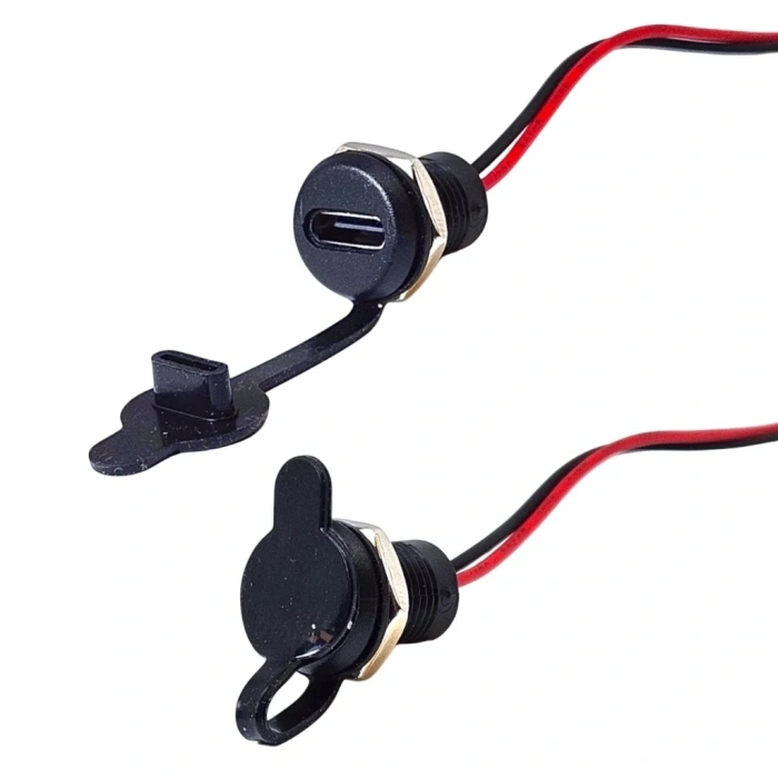 IC-266T-1 Pano Tip Type-C Şase Dişi 2P - Şarj Soketi