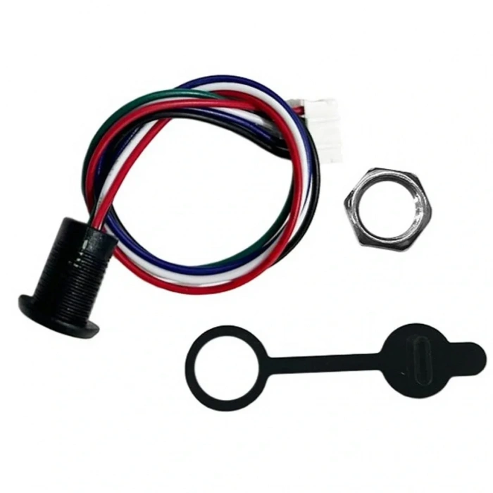 IC-266T-2 Pano Tip Type-C Şase Dişi Soket 5P ( Şarj + Data )