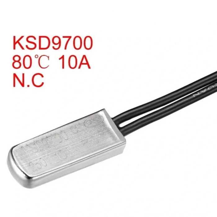 IC-270 Termostat Kablolu Tip Normalde Kapalı KSD9700 NC 10A 80C