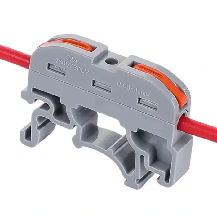 IC-272A Ray Tipi Hızlı Bağlantı Klemensi Konektörü 0.08-4mm2 CH-221
