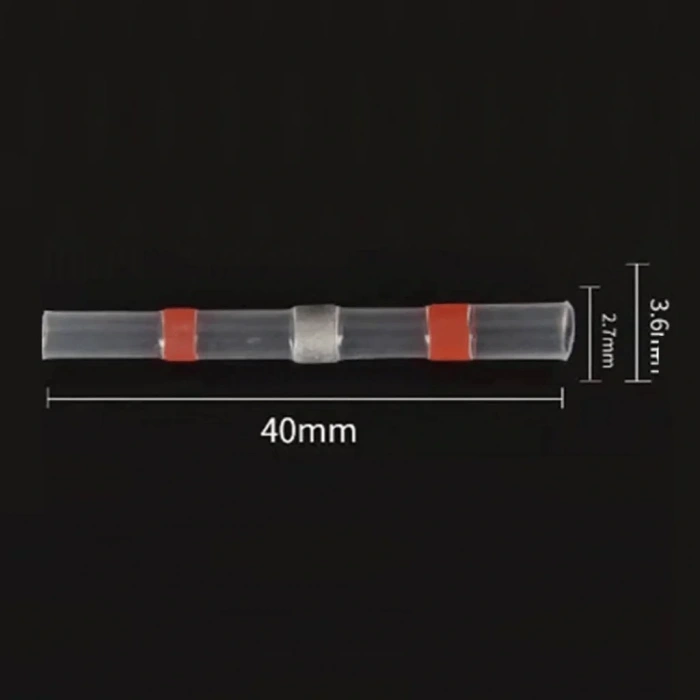 IC-274S-21 Lehimli Makaron 0.50-1.50mm2 Kablo İçin Kırmızı