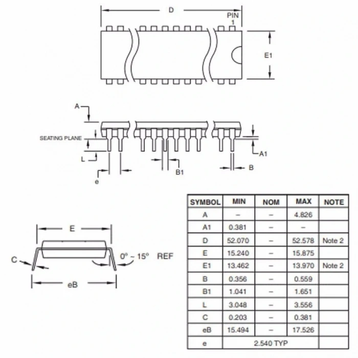 ICL7106 Analog Dijital Çevirici Entegresi Dip-40
