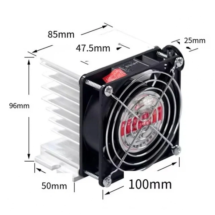 IL-50 SSR 10-120A Röle Uyumlu Fanlı Soğutucu