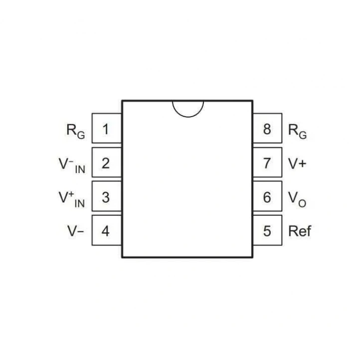 INA128 SOIC-8 Smd Enstrümantasyon Yükselteci Entegresi