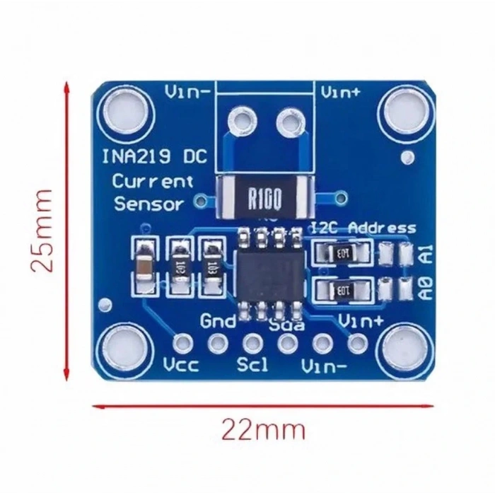 INA219 I2C Çift Yönlü Akım Sensörü Modülü