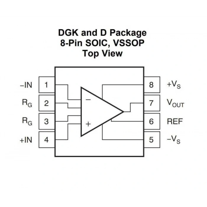 INA826AID SOIC-8 Smd Amplifikatör Amfi Entegresi