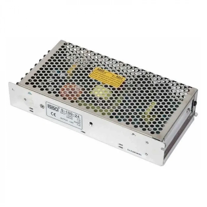 INES-100-12 - 100W 12VDC 8.5A Ray Montajlı Kapalı Tip Güç Kaynağı