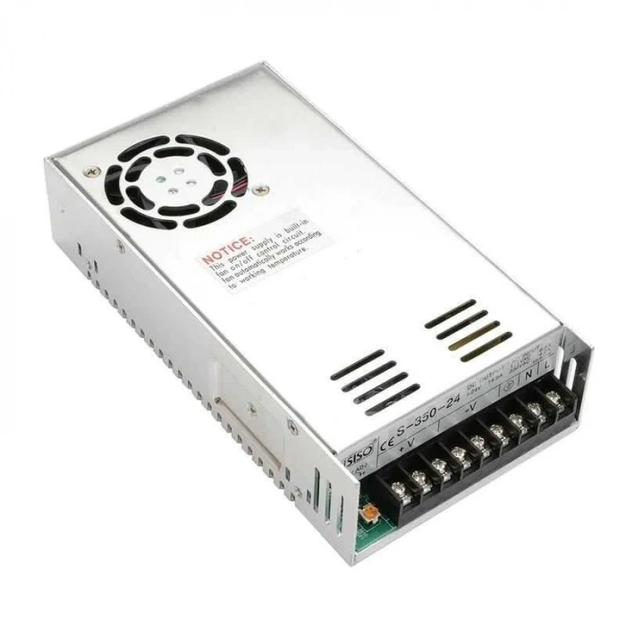 INES-350-48 - 350W 48VDC 7.3A Ray Montajlı Kapalı Tip Güç Kaynağı