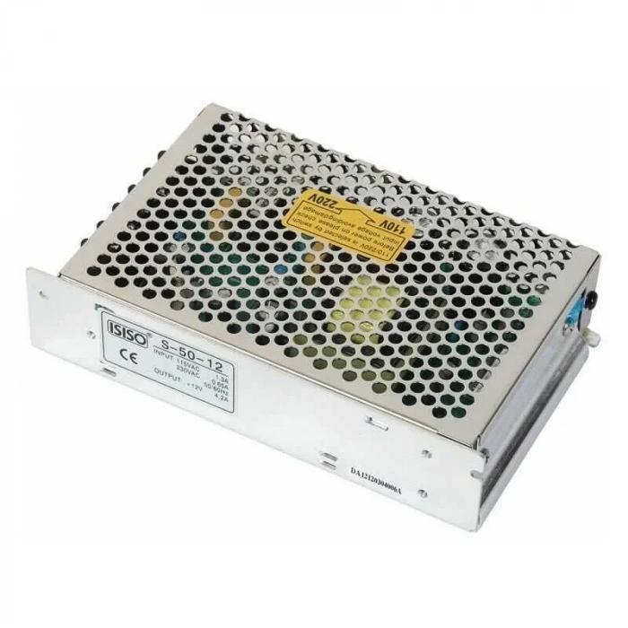 INES-50-24 - 50W 24VDC 2.1A Ray Montajlı Kapalı Tip Güç Kaynağı