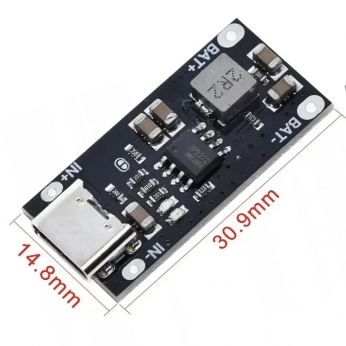 IP2312 Type-C 3A Lityum Batarya Hızlı Şarj Modülü
