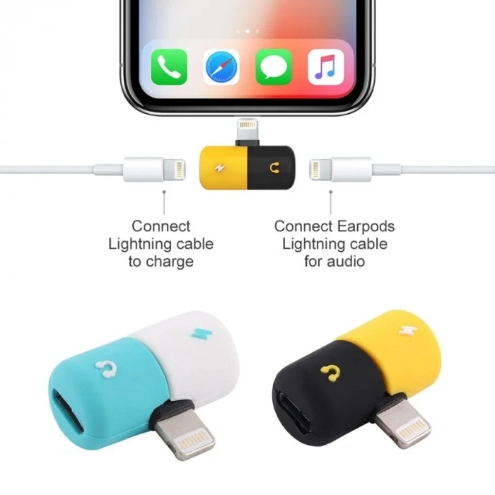 iPhone Lightning Şarj ve Kulaklık Soketi Dönüştürücü