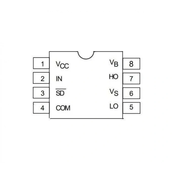 IR2104 SOIC-8 Smd Mosfet Sürücü Entegresi