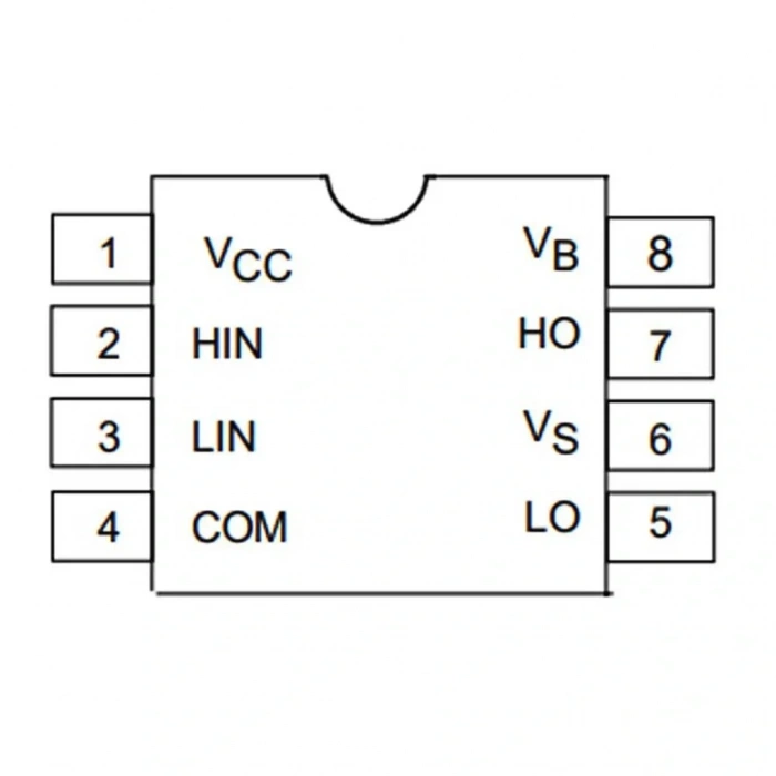 IR2108 Mosfet Sürücü Entegresi Dip-8
