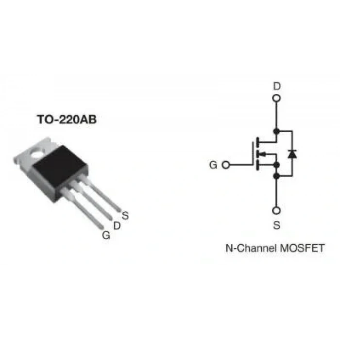 IRLZ44 TO-220 55V 49A Mosfet