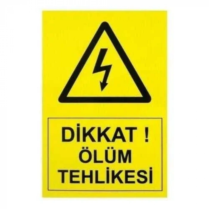 IS-Tİ1 21*14 cm Tehlike Etiketi