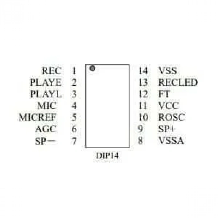 ISD1820PY DIP-14 Entegre