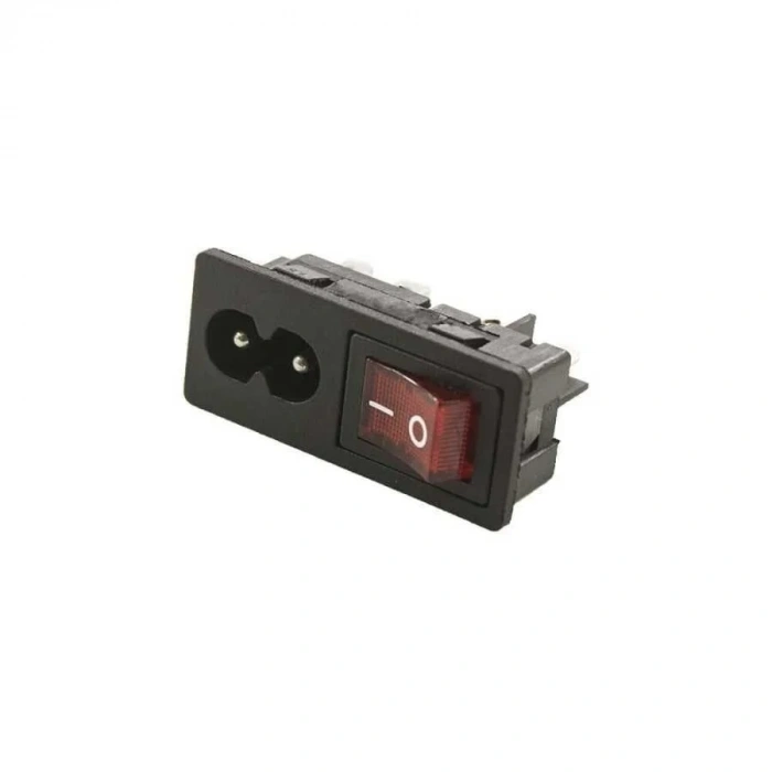 Işıklı 2 Pin Power Soketi