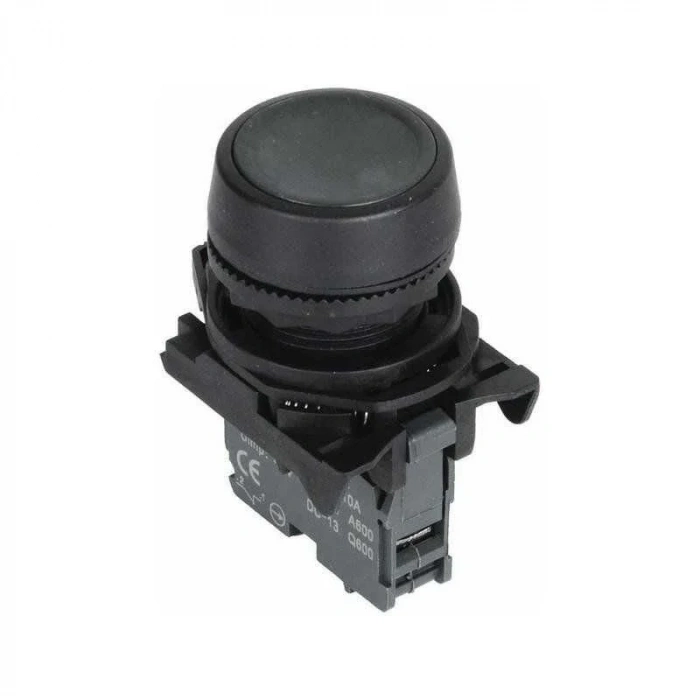 ISP-AA21 Yaylı Push Buton - Siyah