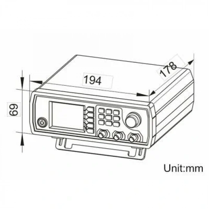 JDS6600 60MHz DDS Çift Kanal Sinyal Jeneratörü