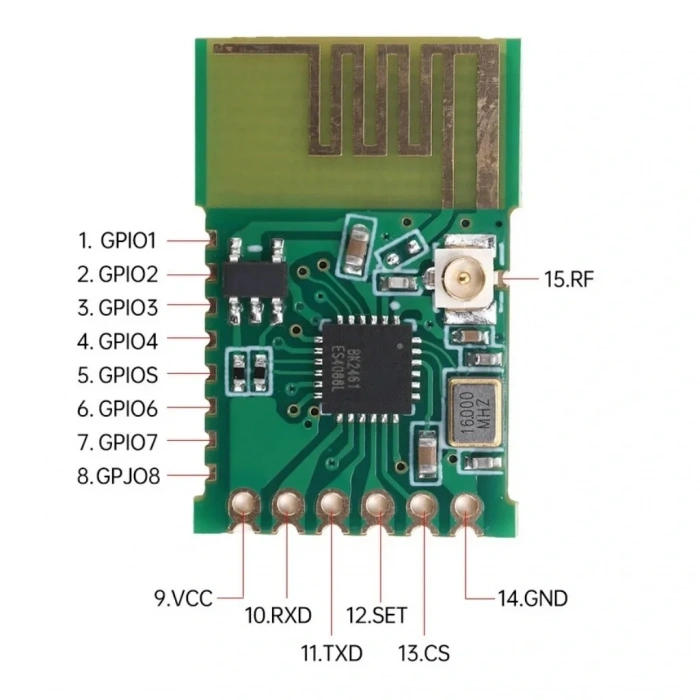 JDY-41 2.4GHz Kablosuz Seri Alıcı Verici Modül