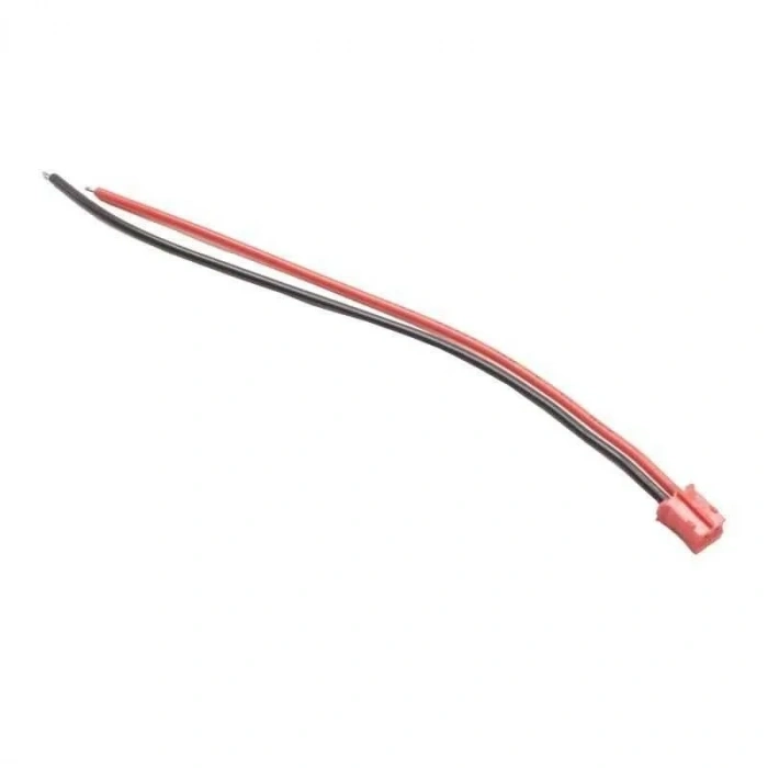 JST-PH 2.0 2 Pin Kablolu Dişi Konnektör Kırmızı