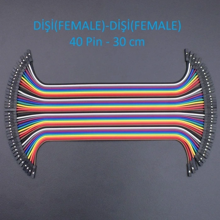 Jumper Kablo Dişi Dişi F2F 40 Pin 30cm