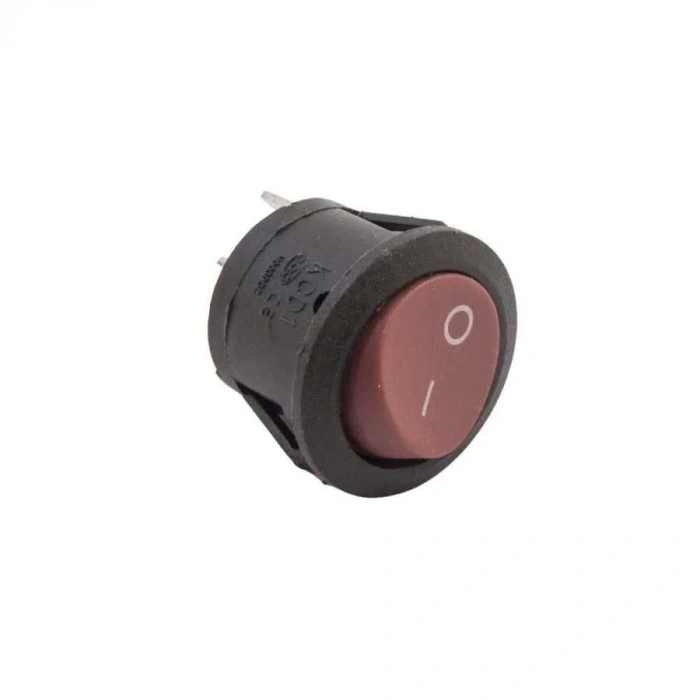 KCD1-2 ON-OFF Anahtar 2 Pin Kırmızı