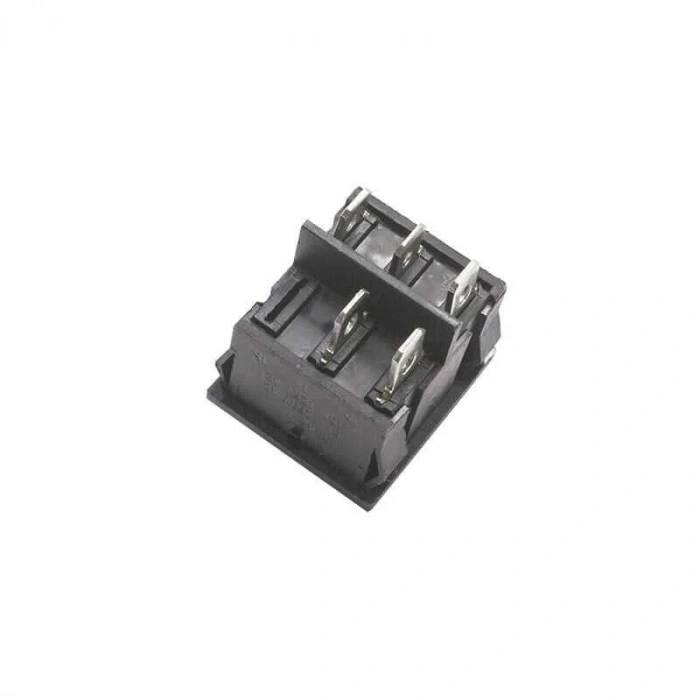 KCD2-502 İkili ON-OFF-ON Switch 5 Pin - Siyah