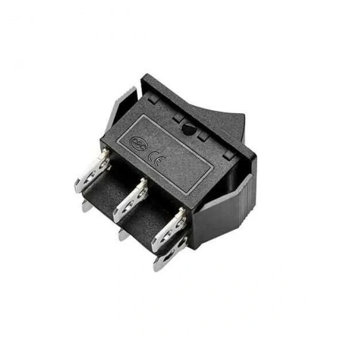KCD4 Işıksız On/Off Anahtar - 6 Pin