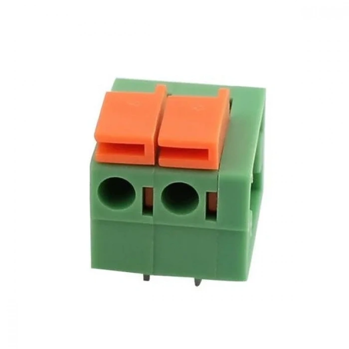 KF142R-5,08 5,08mm 2 Pin Yaylı Klemens