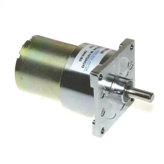 KGA42 12V 60Rpm 42mm Redüktörlü Flanşlı Kısa Dc Motor