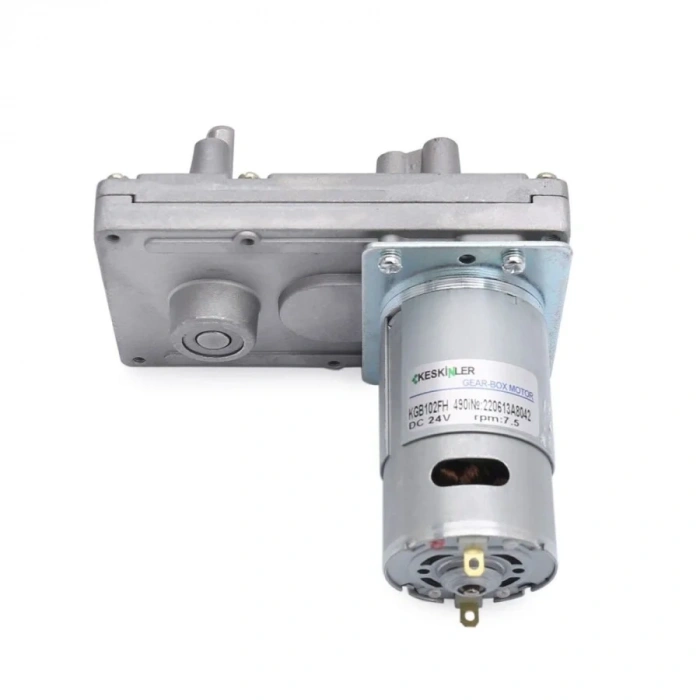 KGB-102FH 24V 7.5RPM Redüktörlü Dc Motor