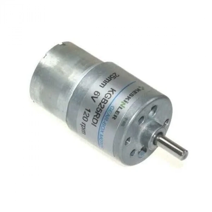 KGB25 6V 120Rpm 25mm Redüktörlü Eksantrik Dc Motor