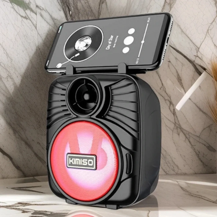 KIMISO SD/USB/FM Bluetooth RGB Işıklı Müzik Kutusu Hoparlör DM-109