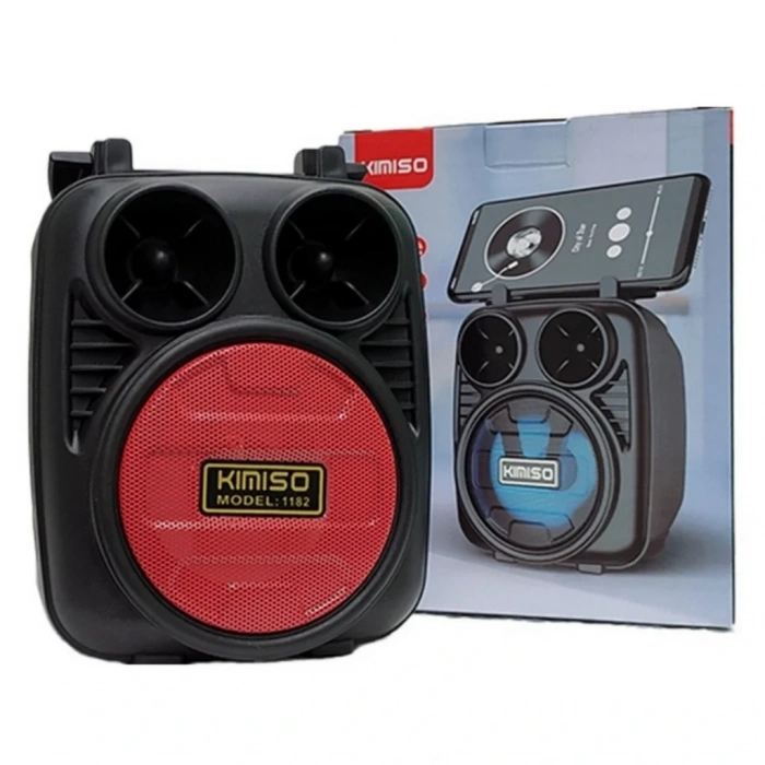 KIMISO SD/USB/FM Bluetooth RGB Işıklı Müzik Kutusu Hoparlör DM-109