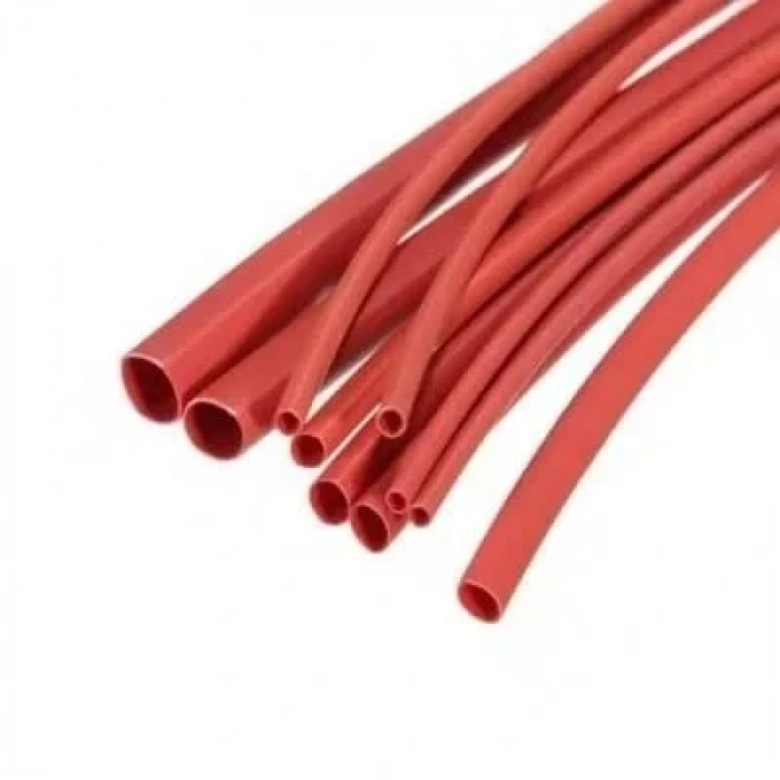Kırmızı Isı ile Daralan Makaron 2.4mm - 1 Metre