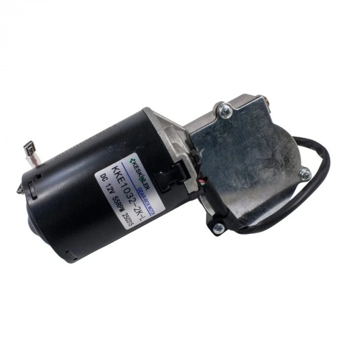 KKE-1032 12V DC 55 RPM Sol Cam Silecek Motoru