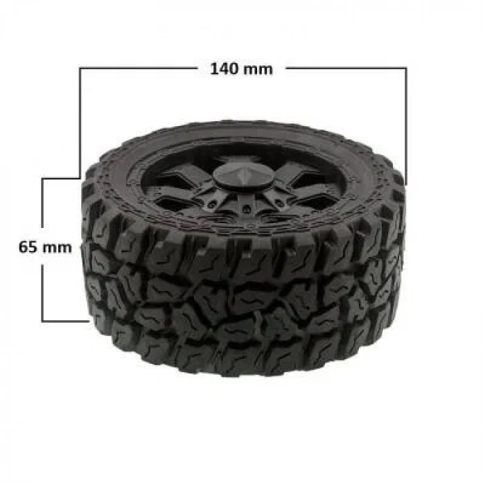 Kkpit Büyük Arazi Tekerleği 140mm x 65mm