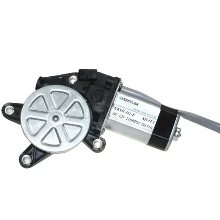 KKYR-R 12V DC 110RPM Şaftlı Sağ Cam Kaldırma Motoru
