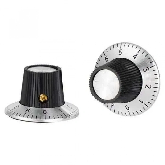 KN-C2 6.4mm Potansiyometre Başlığı - 29x18mm
